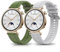 KeeFos 2 Pezzi Cinturino per HUAWEI Watch GT 5/GT 4 41mm, 18mm Silicone Morbido Sportivo di Ricambio - Verde+Bianco