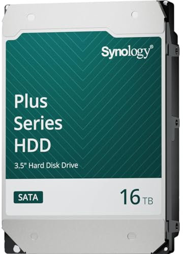 Synology HAT3310-16T Disque Dur SATA 7 200 TR/Min, qualité NAS 16 to 3,5 (MTTF 1,2 Million d'heures)