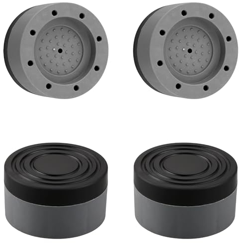 Vanyibro 4PCS Washing Machine Feet Pads,Anti Vibration Mat,Anti-slip Pad, Rubber Feet Pad for Washer, Dryer, Dishwasher,Noise Reduction and Floor Protection