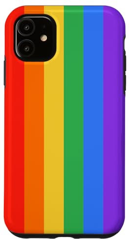 iPhone 11 Pride Flag LGBT Gay Tolerance Respect LGBTQAI+ Rainbow Case