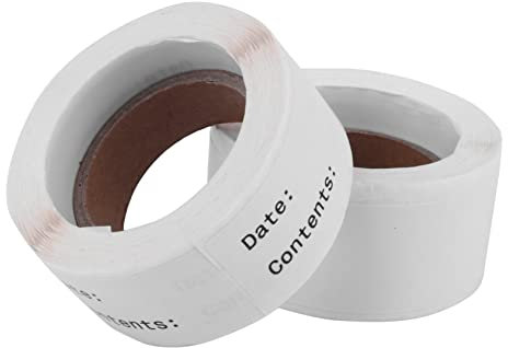 Lurrose 6stücke Selbstklebende Etiketten Für Lebensmittel Ablösbare Aufkleber Für Küche Und Gefrierraum Für Aufbewahrung Und Beschriftung Von Gläsern Und Behältern