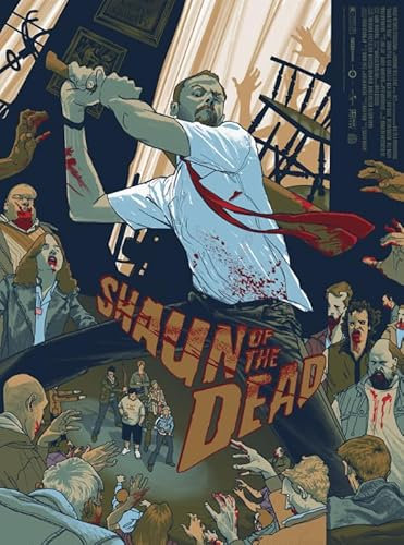 RUIYANMQ Puzzle 1000 Pieces Horror Film Shaun Of The Dead Poster Decompression Game For Adult Toys Gt533Zw