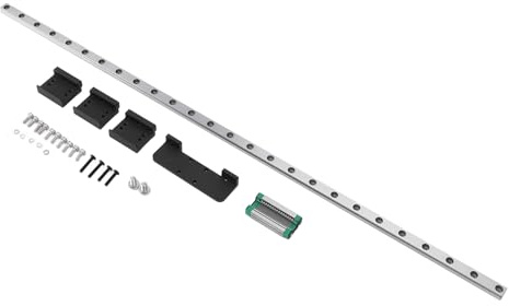 3D Drucker Linearschienen Kit Hochgekohlter Cr Stahl X Achsen Linearschienenführung mit Hoher Steifigkeit für Neptune 3 MAX und Neptune 4 MAX