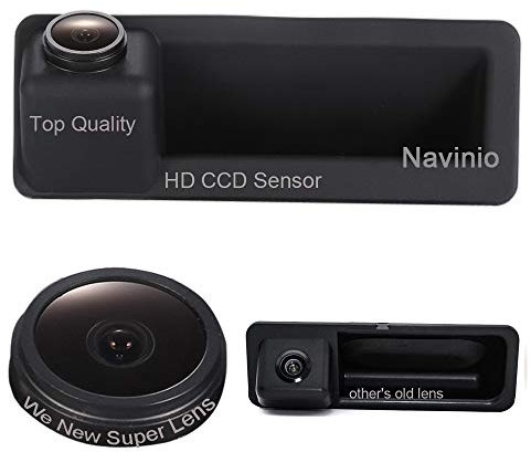 HD CCD 720P Rückfahrkamera Wasserdicht Nachtsicht Kofferraum Griff Rückfahrkamera für BMW X1 X3 X4 X5 X6 F18 F35 F45 F46 F48 F80 520Li 525Li 530i 535Li (LS8003mit Schalter=110 * 40mm)