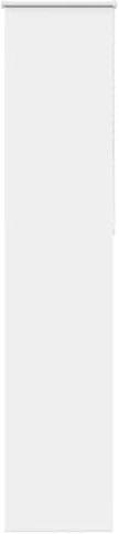 vidaXL Verdunkelungsrollo Weiß 55x210cm Stoffbreite 50,7 cm Polyester