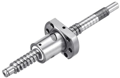 QUARKZMAN Vite a Ricircolo di Sfere SFU1204 (Diametro 12mm, Passo 4mm, Lunghezza 150mm) con Dado a Ricircolo di Sfere Kit Standard di Fine Lavorazione per Macchine CNC BK/BF12