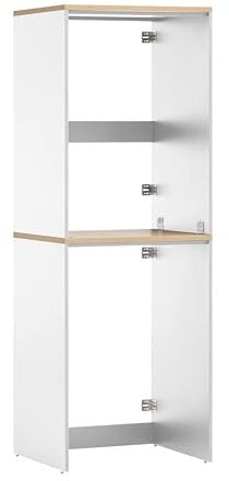 Schildmeyer Waschmaschinenumbau Set Solea 702009, weiß matt, 67,1 x 60 x 96 cm