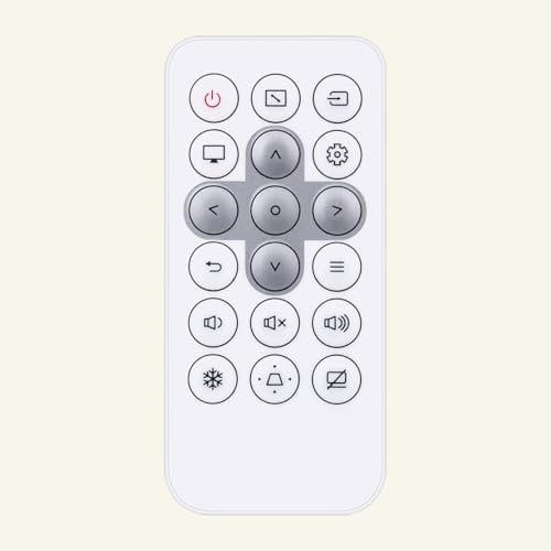 Replacement Remote Control HR21G-YHGD03, Fit for OPTOMA DLP Projector ZH520 ZK430ST ZK450 ZW340e ZW350e ZW350ST ZX350e ZX350S