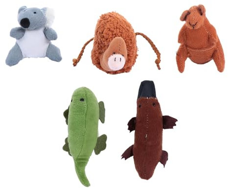 ibasenice 1 Satz Fingerpuppe Cartoon-Puppen Stoff
