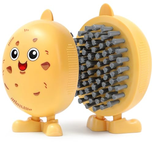 Lumkew Vegetable Potato Scrubber Brush for Food | Produce Brushes for Fruits and Veggie Washing Potatoes Scrub Cleaner Fun Kitchen Gadgets