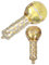 ERINGOGO 2pcs Golden Microphone Balloons Stylish Aluminum Foil Party Decorations for Birthday Day Events Fun Inflatable Balloons to Enhance Festive Atmosphere