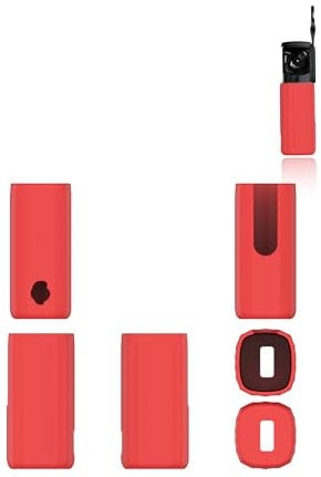 Cover for Skullcandy Method 360 ANC Wireless Earbuds, yystao Soft Silicone Protective Case compatible with Skullcandy Method 360 ANC, Dustproof, Shockproof & Durable, Red