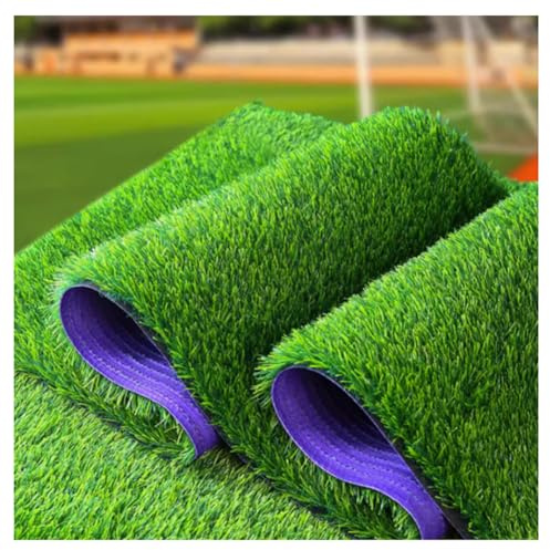High-Density 6m x 8m Artificial Grass Carpet - Realistic 20mm Pile Height Mat for Outdoor Garden, Faux Grass Rug, Perfect for Landscaping & Play Areas