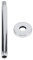 Wall Mounted Shower Arm Stainless Steel 8 Inch Extension for Bathroom Ceiling - Durable Round Pipe Accessory for Shower Head (8cm Extension Tube for Overhead Shower Installation)