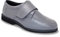 Chums Men's Wide Fit Touch Fasten Leather Shoe Grey 8 UK
