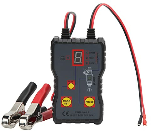 einspritzdüsen test,Injektor Tester,Automotive Fuel Injector Tester,Fuel Injector Tester & Adapter 4 Pluse Modes Fuel Pressure System Diagnostic Scan Tool For Vehicle