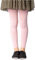NOQ Collants sans pieds pour filles Leggings pleine longueur Cheville Long Ballet Opaque Microfibre, Powder Pink 6/7 ans (116/122 cm)
