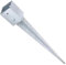 Fence Post Support Spike Holder Metal Drive in Stakes Rust Resistant Bracket Pack of: 1 91mm x 91mm / 750mm (3.6 x 3.6)
