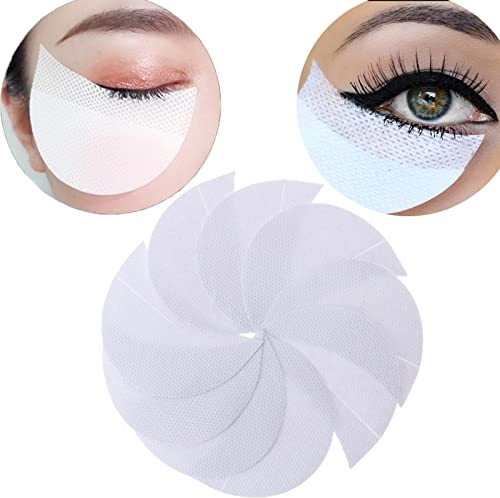 Yatinkim Lidschatten Schablonen Gel Pads Lidschattenschild Augen Patches Aufkleber für Wimpernverlängerung Tönung Lippenmake-Up Make-Up Rückstand Boxen 30 Stück