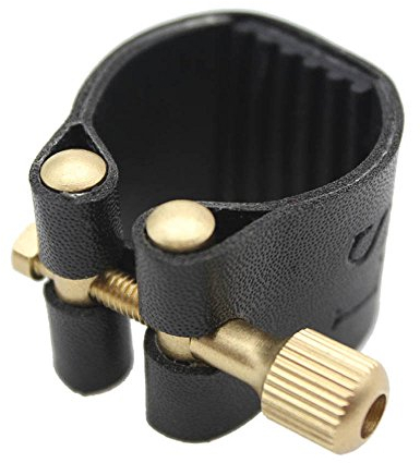 Btuty Altsaxophon Blattschraube Mundstück für Altsaxophon Kunstleder