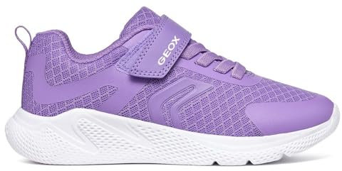 Geox J Sprintye Girl A, Scarpe da Ginnastica, Lilla, 24 EU