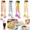 Pinze per ghiaccio,4 pezzi pinza per zucchero multicolore in acciaio inox,pinza per insalata,clip per caramelle,Ice Tongs,pinza da cucina per ristorante di famiglia,bar