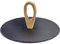 Westmark Plat de service Tapas + Friends - Élégant plateau de service pour collations et amuse-gueules - Idéal pour la table à manger ou le buffet, plateau avec revêtement - Ardoise ø 30 cm