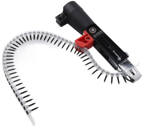Cacciavite con Alimentazione Automatica, Trapano Elettrico Automatico, Attrezzatura per Serraggio Viti per Cartongesso, Pannello in Legno con longevità, Prestazioni Robuste,