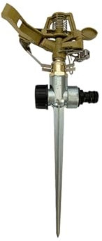 LoKori Garten Sprinkler, Impuls Garten Sprinkler, 360 Grad Heavy Duty Impact Rasen Sprinkler Bewässerung Sprüher, für Garten, Rasen, Gras, Pflanzen, Landschaftsausrüstung