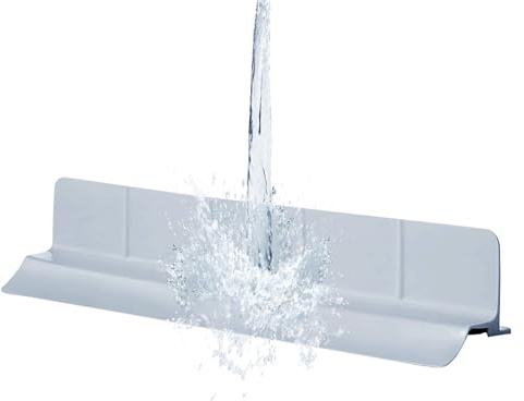 Wasserspritzschutz für Spüle - Erweiterte Wasserhahnmatte aus Silikon, großer Spritzschutz mit sicherer Saugbasis, verhindert Unordnung rund um Waschbecken | Geeignet für Küchen