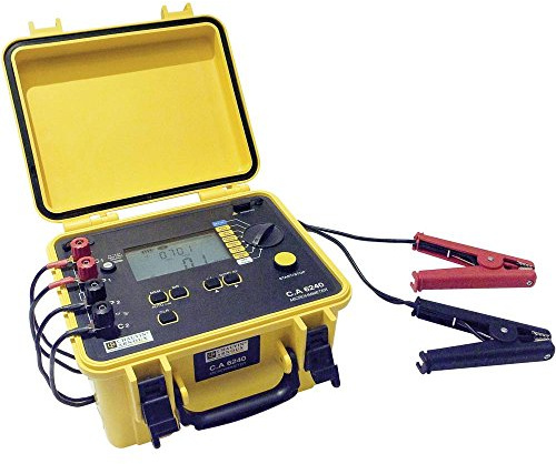 Chauvin Arnoux ca6240 Test Equipment microhmmeter kommt mit 10 A führt, p01101794