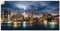ARTland Wanddeko Wandtattoo selbstklebende Vinylfolie 150x75 cm Städte USA Amerika New York Skyline Nacht Manhattan Hudson River T0WB