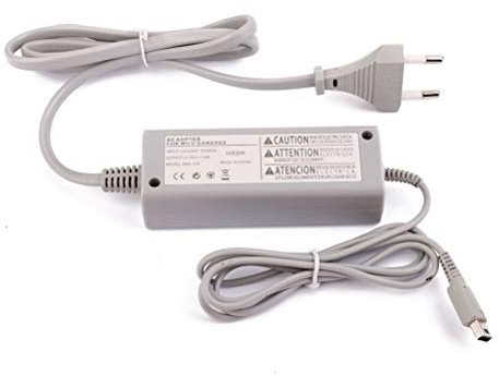 CHILDMORY Chargeur mural adaptateur d'alimentation CA pour Nintendo Wii U Gamepad