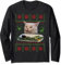 Woman Yelling At Cat Ugly Christmas Sweater Funny Meme Langarmshirt