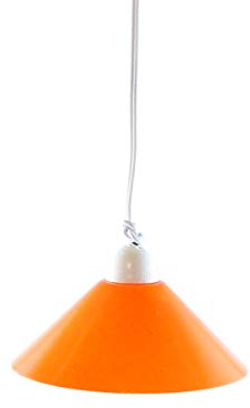 WITTKOWARE Zubehör zur Krippen-/Puppenstuben-Elektrifizierung (LED-Hängelampe orange, Ø 42mm, 3,5V, mit Kabel & Stecker)