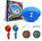 INFINITY NADO Lanceur Toupie Set Jouet Enfant 5 6 7 8 9 10 11 12 Ans, Arène de Combat Battle Set avec 2 toupies empilables,Garcon Fille Cadeau