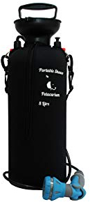 Petacarium Insulated Portable Shower (8 Litre, Black) for Dogs, Camping, Paddleboarding, Muddy Walks