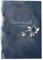 DeinWeddingshop Stammbuch der Familie Personalisiert | Klassisches Standesamt Format 13 x 20 cm | 6-Ringmechanik | Watercolor Breeze Blau | Register & Personalisierung | Made in Germany
