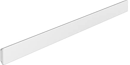 hansgrohe WallStoris - Wandstange 50cm, Badezimmeraufbewahrung, Befestigungsleiste für Aufbewahrungssystem zum kleben oder bohren, Badezimmer Zubehör, Mattweiß, 27902700