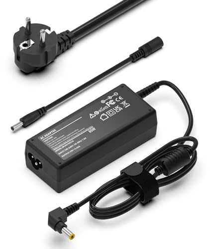 65W 19V Caricatore Adattatore PC Portatile Caricabatterie Alimentatore per ASUS Toshiba,per Toshiba A665 A505 A205 C55 C55D C55T per ASUS X401 X401A X401U X44 X44H Connettore: 5.5X2.5mm