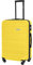 BARRENS Reisekoffer Mittelgroß Koffer Trolleys Hartschalenkoffer ABS Material Handgepäck für Flugzeug mit 4 Rollen Spinnerräder Rollkoffer Gepäck Suitcase Groß Mittel Leicht 66x46x26 cm 60 L (Gelb)