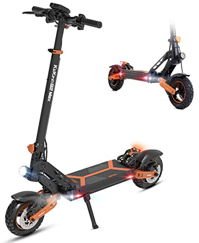 urbetter E Scooter Elektroroller Erwachsene 120 kg 80 Km Lange Reichweite E Roller 48V 11AH Elektro Roller, Elektro Scooter Offroad 10 Zoll Luftreifen Elektroscooter, G2 Max