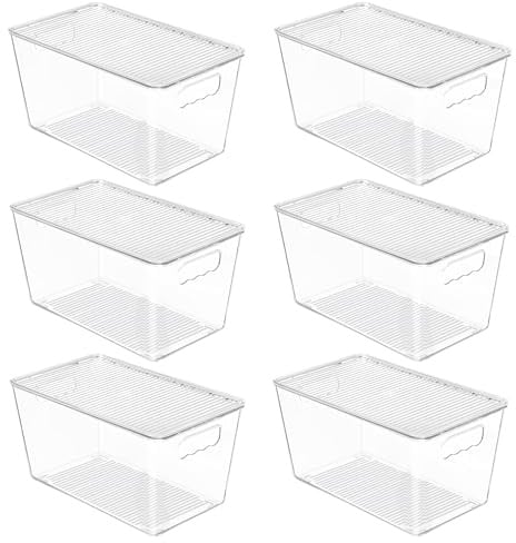 Vtopmart Aufbewahrungsboxen mit Deckel,6 stück-XL
