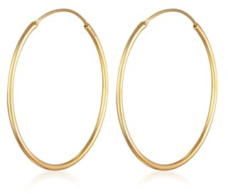 Elli Ohrringe Damen Creolen Basic Klassisch 925 Silber