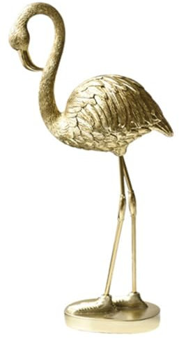 HOOTNEE Einzigartiges Flamingo-Ornament Aus Kunstharz Heimdekoration Für Das Wohnzimmer (B)