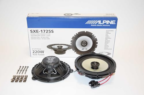Alpine Lautsprecher Set passend für BMW E46 Limousine Hutablage