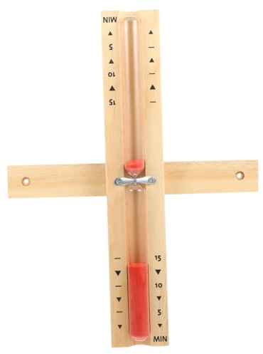 FOYTOKI Sanduhr Timer Saunaraum Timer 15 Minuten Sanduhr Wiederverwendbare Sanduhr Sauna Gebrauchte Sanduhr Holz Sauna Timer Sanduhr Holz Timer Für Sauna Holz