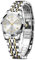 OLEVS Watches for Women Gold Silber Edelstahl Stilvolle Analoger Quarz Uhr Weiß Kleines Zifferblatt Freizeit Leuchtend Damen Uhr Wasserdicht Römische Ziffern mit Datum Armbanduhr Damen