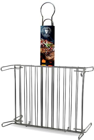 FORNOR 11272 Grille Double en Acier avec Pieds 35 x 40 c