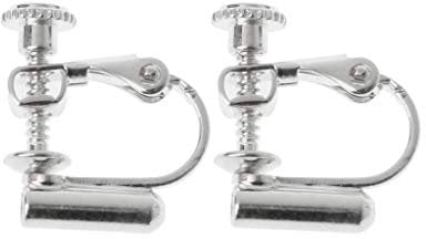 LEJIAJU Clip On Earrings Converter Fashion Earring Clip Backs Earring Clamps In Gold Silver Rose For Pierced Ears Jewellery